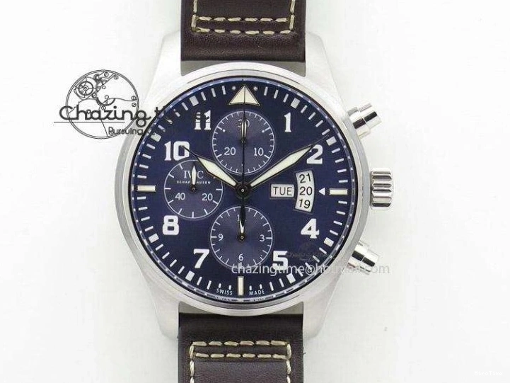 MIROTIME 0114 Big Pilot IW329701 M+F 1:1 Best Edition Black Dial on Brown Leather Strap MY RelaxedFit 7005